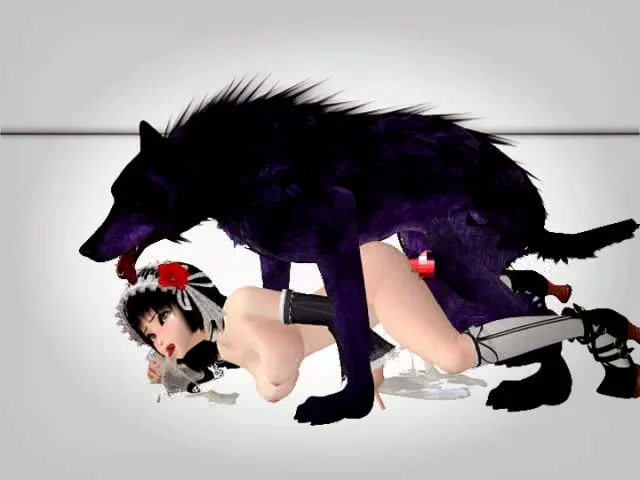 Girl fucking wolf