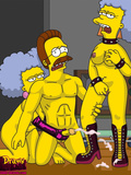 Simpsons - Patty and Selma Bouvier rape Ned Flanders