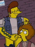 Simpsons - Snake fucks Maude