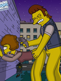 Simpsons - Snake fucks Maude