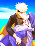 Naruto Shipuden kissed Hinata  in her wet lips