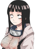 Hinata incredibly sexy in black lingerie