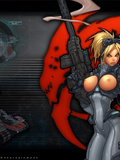 Young and sexy StarCraft babe Nova in sex pictures and comics