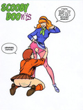 Scooby Doo : Velma Dinkley, Daphne Blake with wet twat