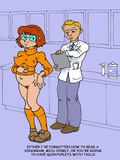 Velma Dinkley and Daphne Blake in hardcore cartoon Scooby Doo galleries
