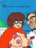 Velma Dinkley and Daphne Blake in hardcore cartoon Scooby Doo galleries