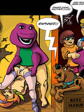 Dirty Monsters fucks Scooby Doo babes - Velma Dinkley and Daphne Blake