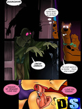 Scooby Doo Comics : hot lesbians Velma Dinkley and Daphne Blake fucks with huge dildo