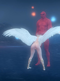 Sexy angel babe gets fucked by the devil