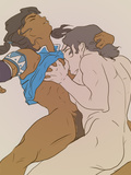 Tender and sweet lesbian seduction of Korra and her friends