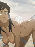 Tanned big breasted brunette from the Water Tribe