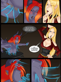 Night elf and other horny babes having fun in comics