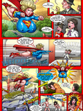 Super girl with super tits in super comics!