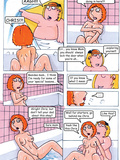 Redhead mom teachs her son how to fuck in bathroom