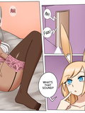 Bunny girl futa has sex with elf