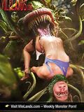 Monster Plant Licking Pussy