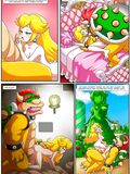 Peach and Bowser sex manga