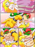 Peach and Bowser sex manga