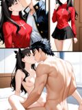 Jotaro Kujo and tohsaka rin