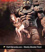Aztec Statue Porn Art - VileLands.com