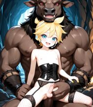 Minotaur fucking femboys 4