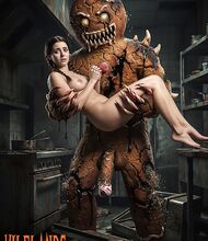 Gingerbread Monster Fantasy Art