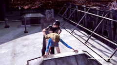Catwoman and her blonde girlfriend getting fucked with black demon
