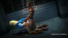 SpiderMan fucks SuperGirl in a dark alley