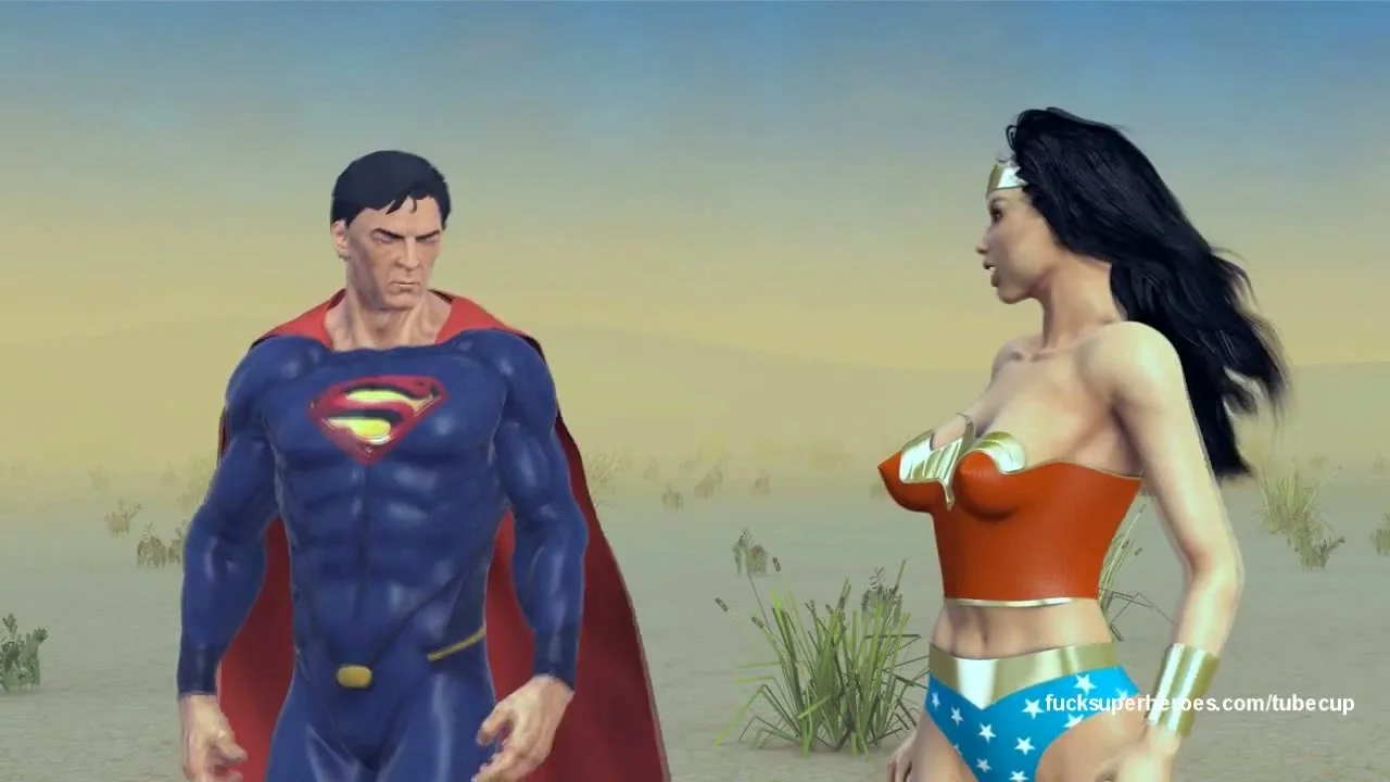 Superman fucks Wonder-woman her dirty mouth