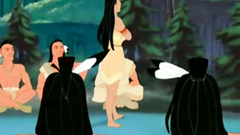 Pocahontas and Snow White in hot adult video