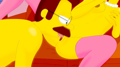 Ned Flanders carefully licks pussy of young Lisa Simpson