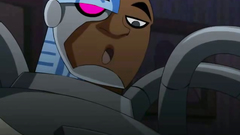 Teen Titans and their Cyborg are banging hot redhead in sex cartoon