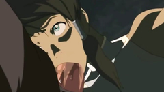 Avatar Korra ambushed and brutally began to fuck her in the mouth and ass