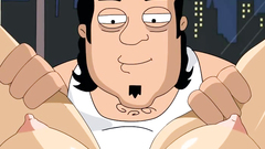 Louis Griffin turns to gungster for some threesome toon action |  Family Guy