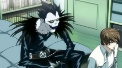 Ryuk fucks an amazing Misa Aname in her mouth and twat | Death Note porn