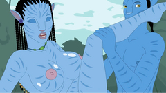 Avatar heroes screwing around in thier wonderland