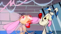 Ren and Stimpy comedy movie with busty cartoon nurse