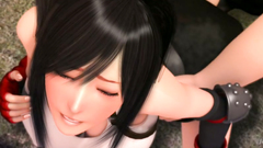 Perfect 3D Tifa Lockhart with huge tits squirting of hardcore sex | Final Fantasy