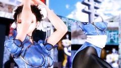 Horny 3D girl from Tekken gets nice creampie in her wet twat