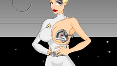 Charlie Star : Sexy Blonde cartoon girl Android