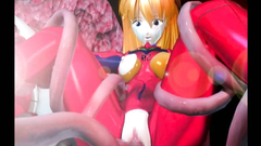Tiny shaved holes of a grogeous 3d heroine are filled with tentacles
