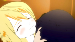 Anime porn with a young blonde hottie giving a deepthroat blowjob