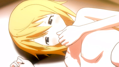 Anime porn with a young blonde hottie giving a deepthroat blowjob