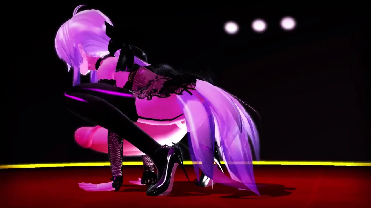 MMD】Futanari (Huge cock) Haku - Booyah (Abundant ejaculation)【R-18】