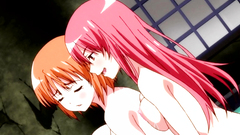 Two Girls Alone in Bathroom Fingering and Massaging Each Other Yuri Hentai