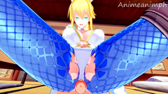 Endless Thighjobs with Artoria Pendragon from Fate Grand Order