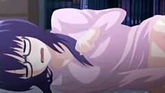 Anime Hentai Shy Blue Hair Girl Get Addicted to Masturbation