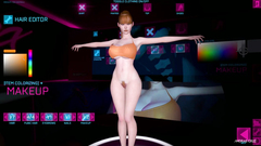 I am having Fun Customizing Tiffany's Sexy Body Beta Cherry VX Gameplay
