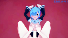 Rem and I have intense sex in the bedroom. - Re:Zero POV Hentai