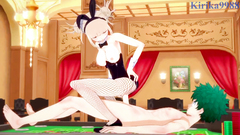 Himiko Toga and Izuku Midoriya have intense sex in a casino. - My Hero Academia Hentai